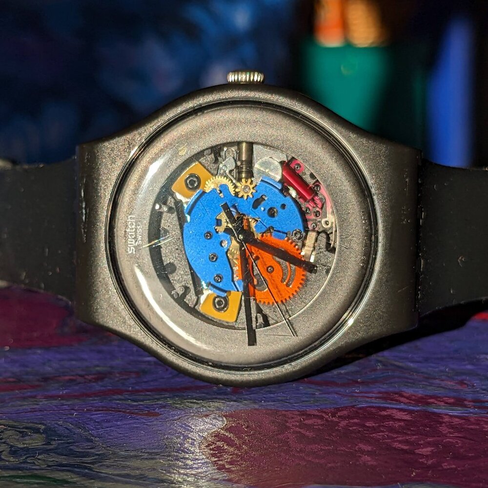 Swatch “Body & Soul” Skeleton Watch
